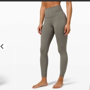 Lululemon Wunder Under High-Rise Tight | Grey Sage | 25" | Size 6